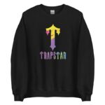 T-For Trapstar Print Black Sweatshirt