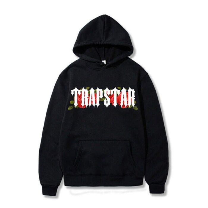 Flowers Black Trapstar Hoodie