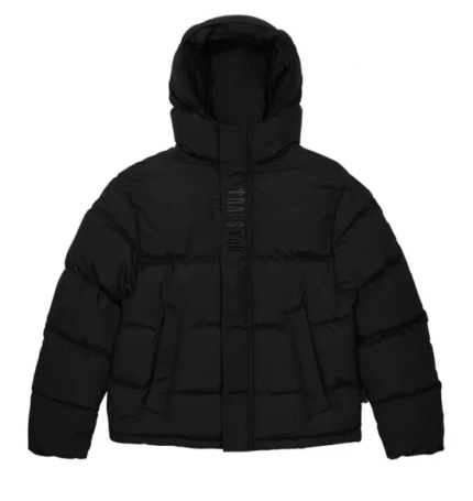 New Trapstar Decoded Hooded Puffer Blackout Edition