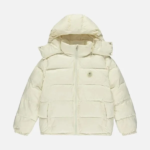 Trapstar Decoded Hooded Puffer Coat Cream