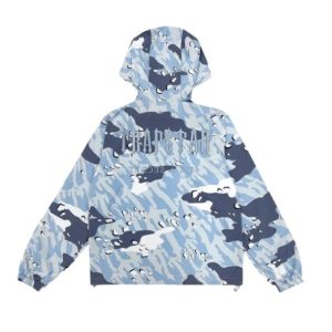 Trapstar Decoded Windbreaker - Blue Camo