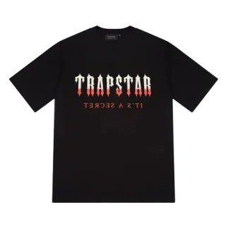 Decoded Tee Black - Red Gradient